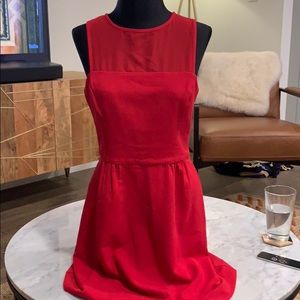 BR red cocktail dress